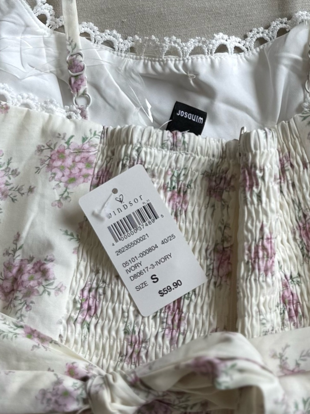 Windsor Floral Cottagecore Mini Dress - Picture 6 of 6